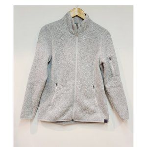 Women's LL Bean Sweater Fleece Zip Up Coat